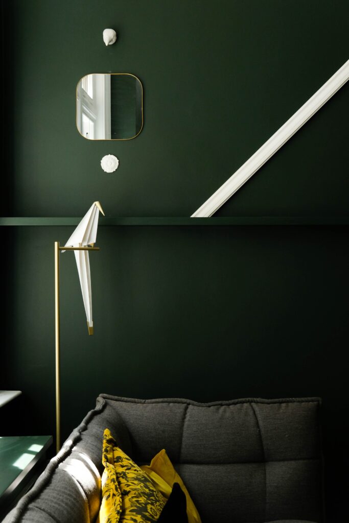 Grüne Wand, Interior, Design